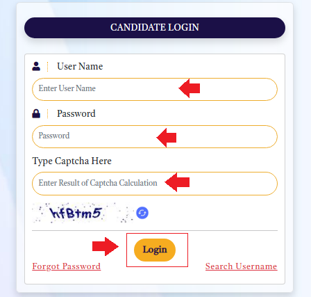 Shala Darpan Portal Internship Candidate Login